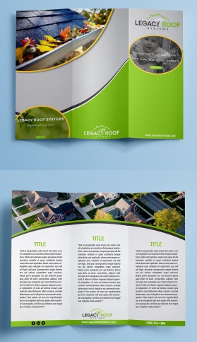Legacy Roof Systems - Trifold Sales Brochure entry by jonny2quest