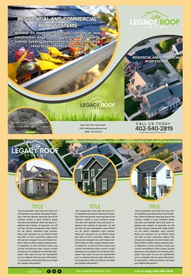 Legacy Roof Systems - Trifold Sales Brochure entry by jonny2quest