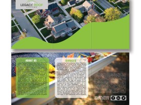 Legacy Roof Systems - Trifold Sales Brochure entry by CharlieBrown