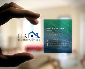 Winning entry: firereconstrution.com entry by athenticdesigner