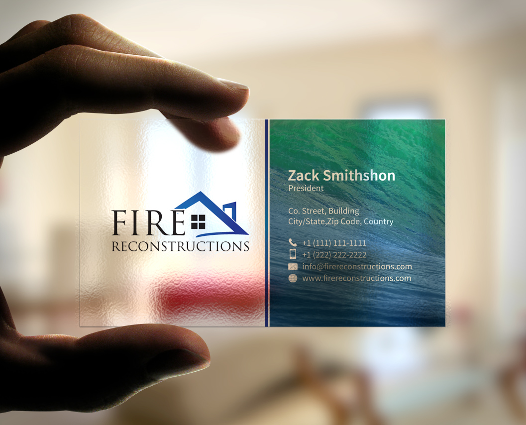 Business Card & Stationery Design for firereconstrution.com