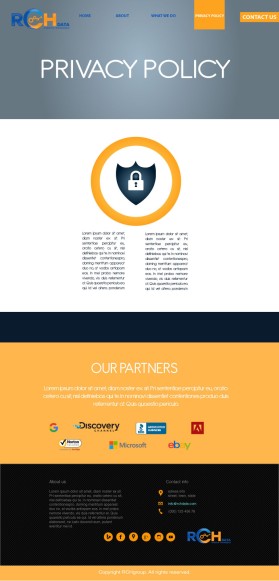 Web Design entry 1167534 submitted by Serpentes to the Web Design for www.rchdata.com run by einarka