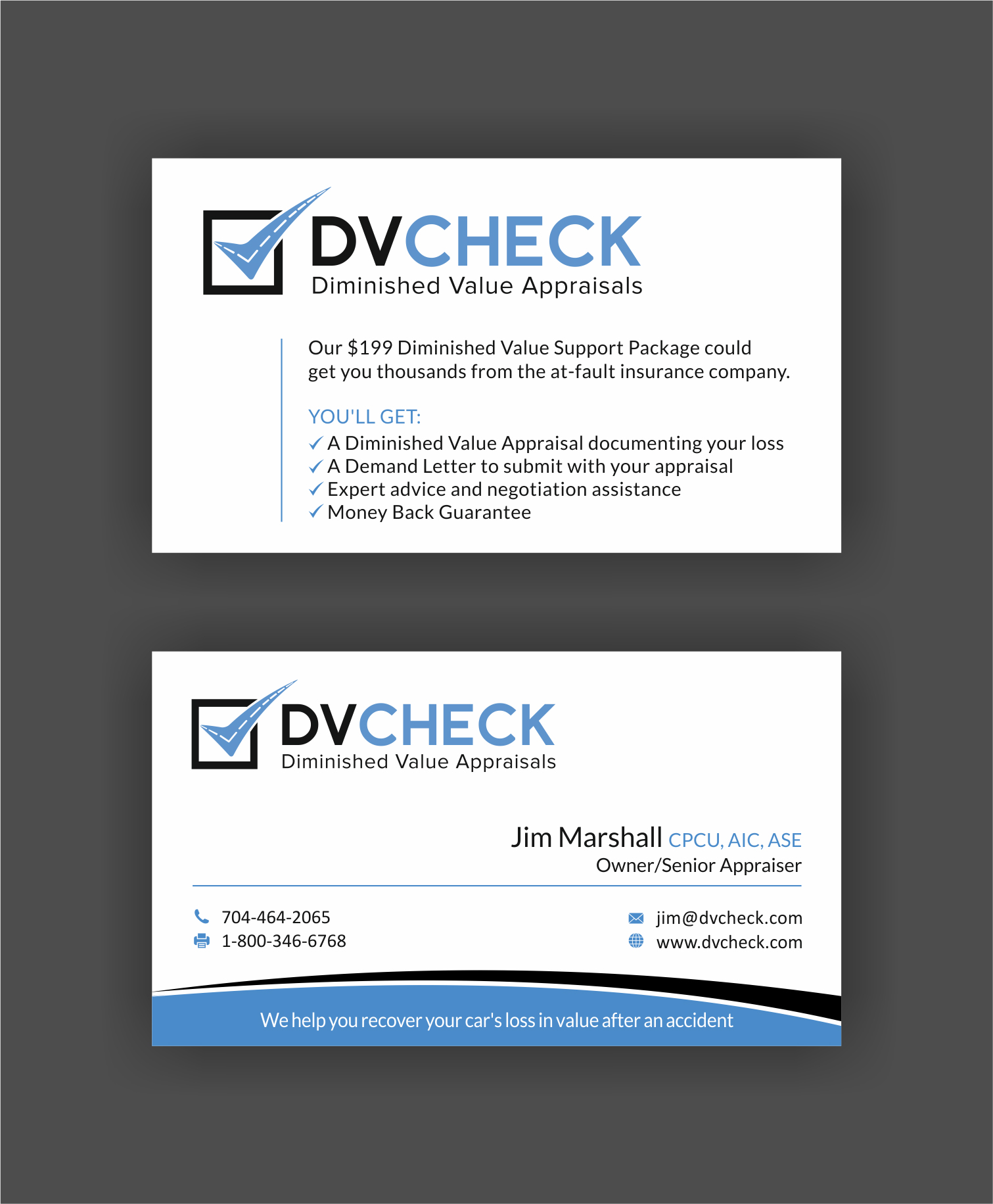 Business Card & Stationery Design for DVCHECK