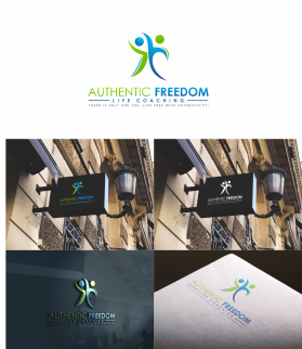 Winning entry: www.AuthenticFreedomCoaching.com entry by yama