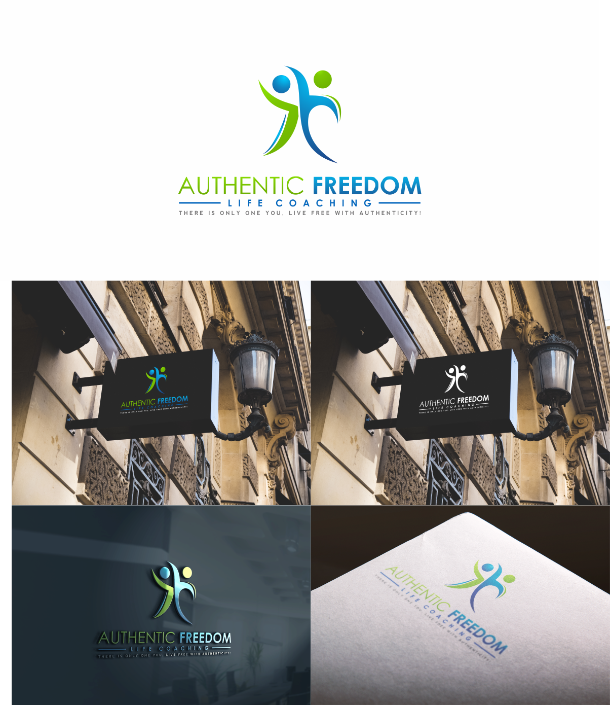 Logo Design for www.AuthenticFreedomCoaching.com