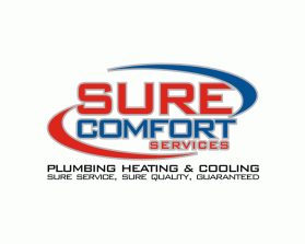Sure Comfort Services Plumbing Heating And Cooling entry by pingpong