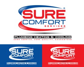 Sure Comfort Services Plumbing Heating And Cooling entry by FactoryMinion