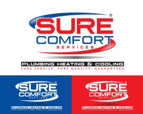 Sure Comfort Services Plumbing Heating And Cooling entry by FactoryMinion