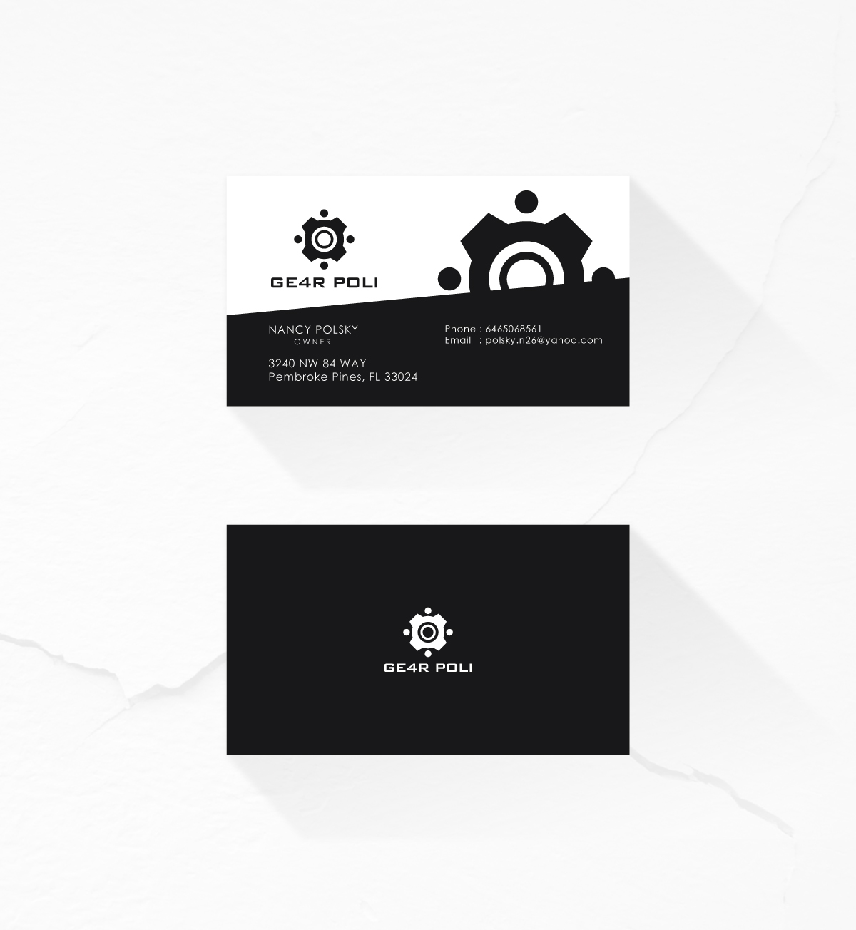 Business Card & Stationery Design for GE4R POLI