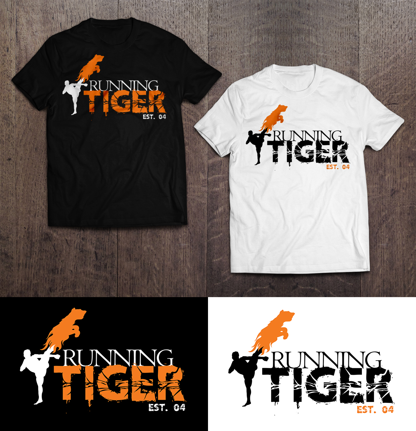 T-Shirt Design for runningtiger.com