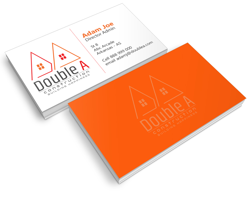 Logo Design for Double A Construction