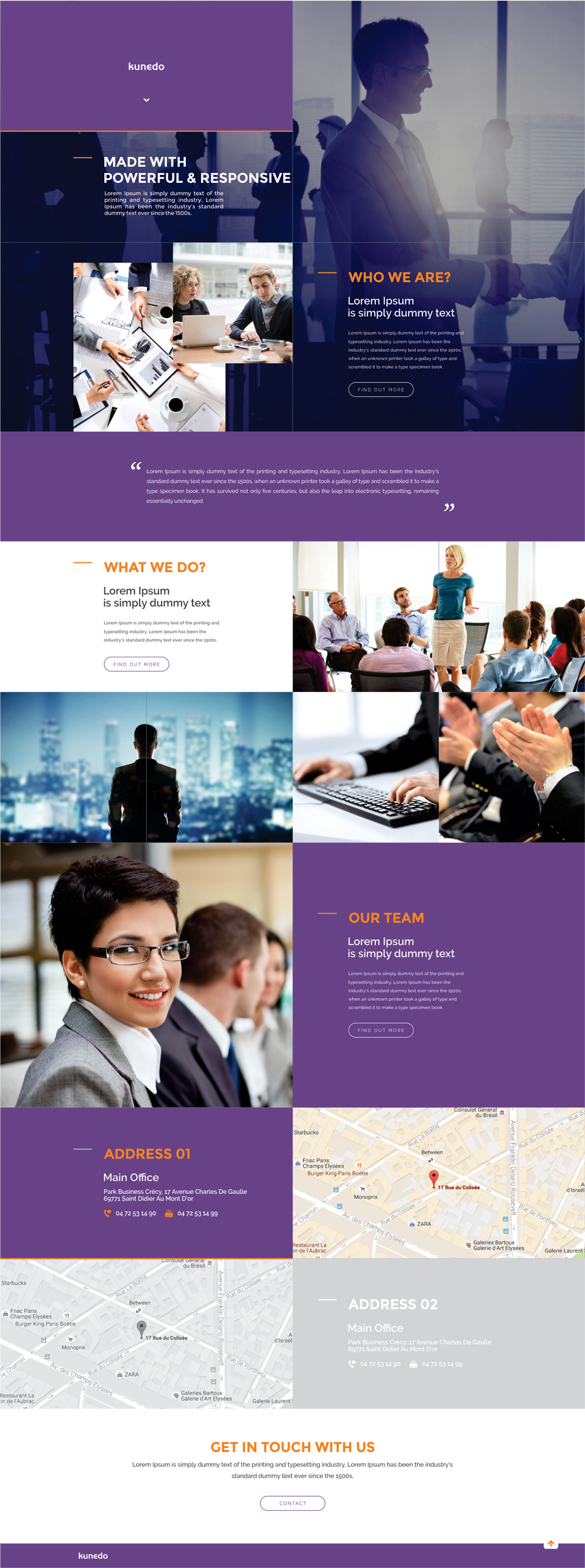 Web Design for kunedo