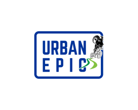 Urban Epic (mountain bike trail sign/logo) entry by Jamingil Papulo