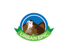 Urban Epic (mountain bike trail sign/logo) entry by drifel abderrahmane