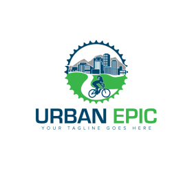 Urban Epic (mountain bike trail sign/logo) entry by Vicente I. Senajon Jr.