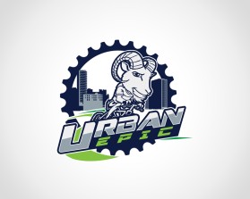 Urban Epic (mountain bike trail sign/logo) entry by CARLO ALMONTE
