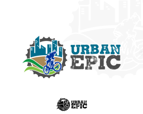Urban Epic (mountain bike trail sign/logo) entry by Jamingil Papulo
