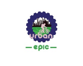 Urban Epic (mountain bike trail sign/logo) entry by temmar mohamed