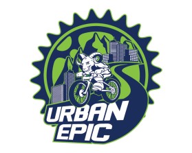 Urban Epic (mountain bike trail sign/logo) entry by Jo Vincent Bonifacio