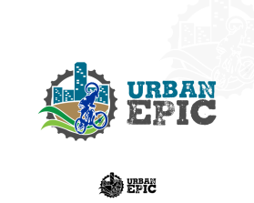 Urban Epic (mountain bike trail sign/logo) entry by Jamingil Papulo