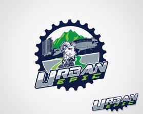 Winning entry: Urban Epic (mountain bike trail sign/logo) entry by CARLO ALMONTE