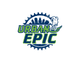 Urban Epic (mountain bike trail sign/logo) entry by Joel Bonete