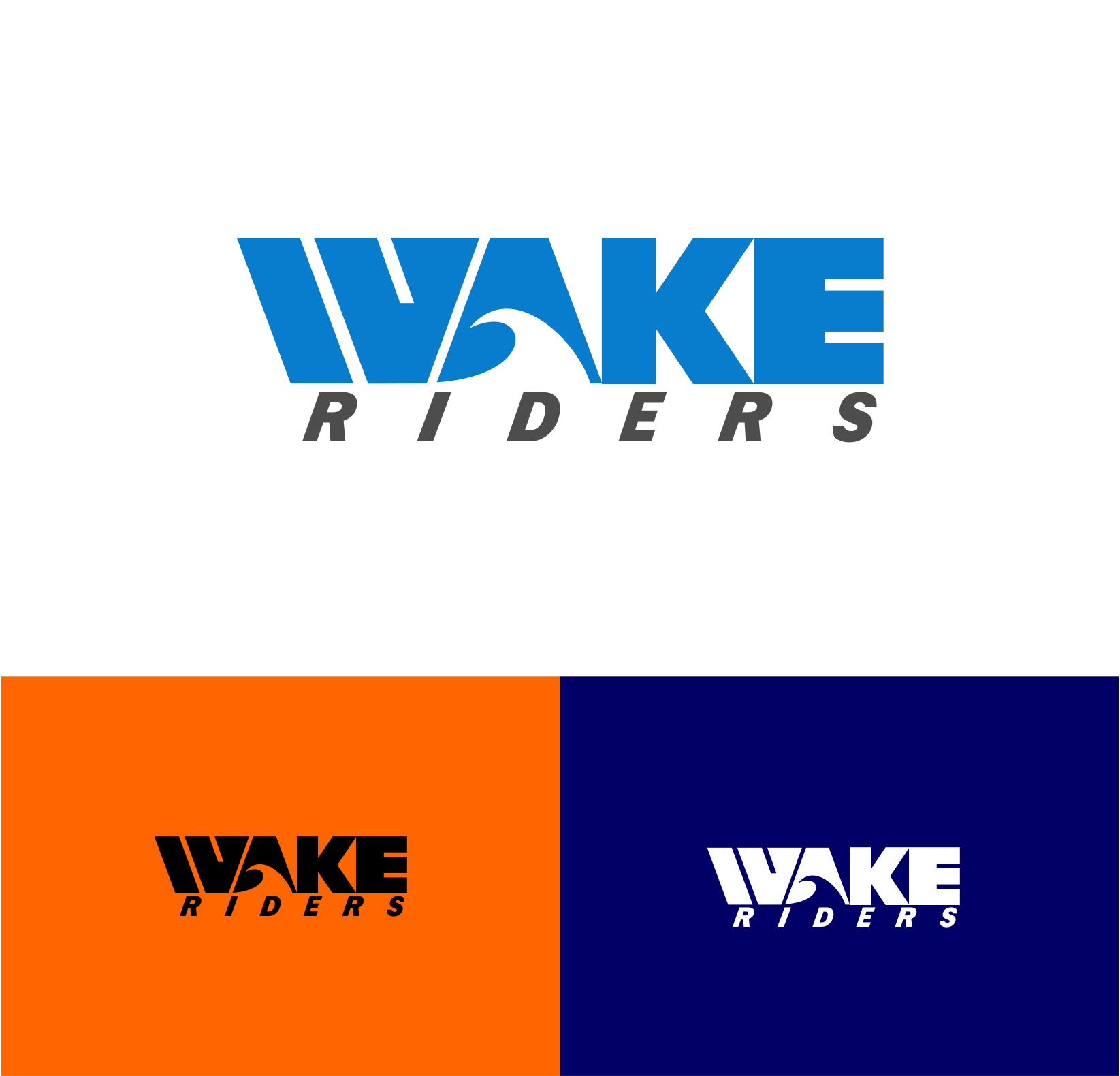 Logo Design for www.wakeriders.ca