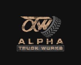 Logo Design entry 1283023 submitted by Nyal_Nyul to the Logo Design for Alpha Truck Works run by Rybred