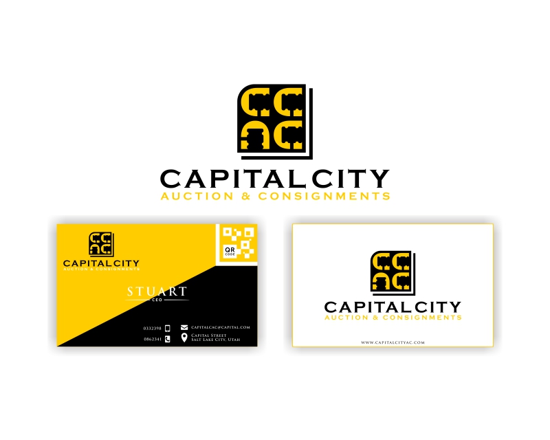 Business Card & Stationery Design entry 1293169 submitted by FriZign to the Business Card & Stationery Design for Capital City Auction & Consignments run by glen