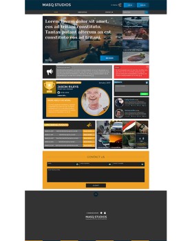 Masq Studios entry by webdevej
