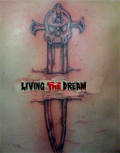 Need a tattoo design- Living the Dream entry by kling123