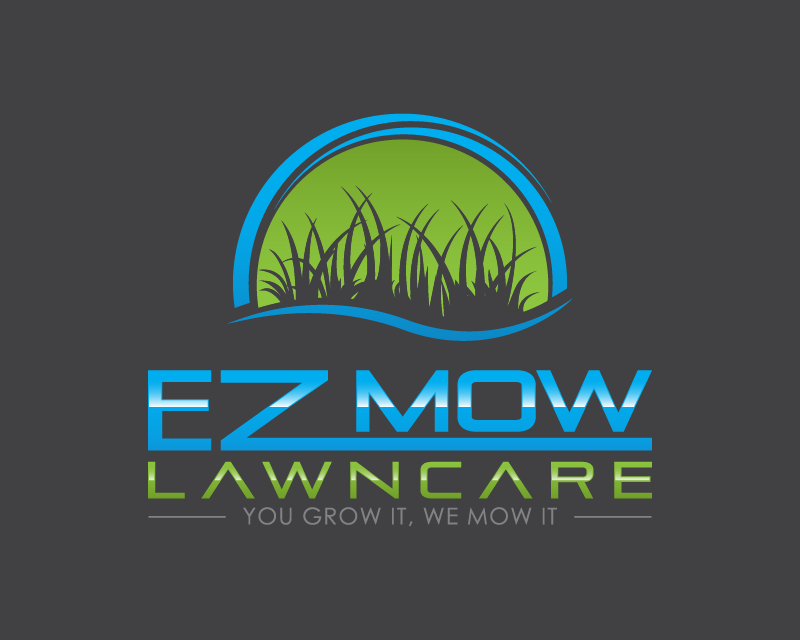 Logo Design for EZ MOW LAWNCARE