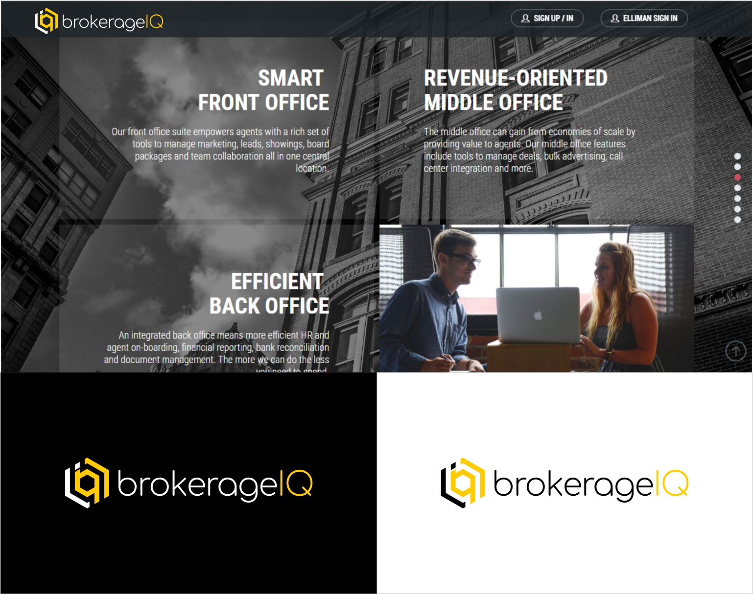 Logo Design for brokerageIQ
