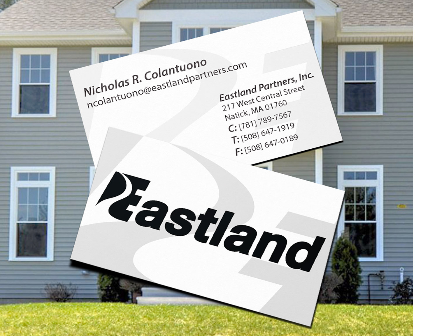 Business Card & Stationery Design entry 1336395 submitted by quimcey to the Business Card & Stationery Design for Eastland Partners Inc.  run by eschollard