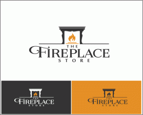 Winning entry: The Fireplace Store entry by artsword