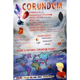 Infographic describing mineral properties to kids entry by jonny2quest