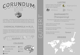 Infographic describing mineral properties to kids entry by KENJI21