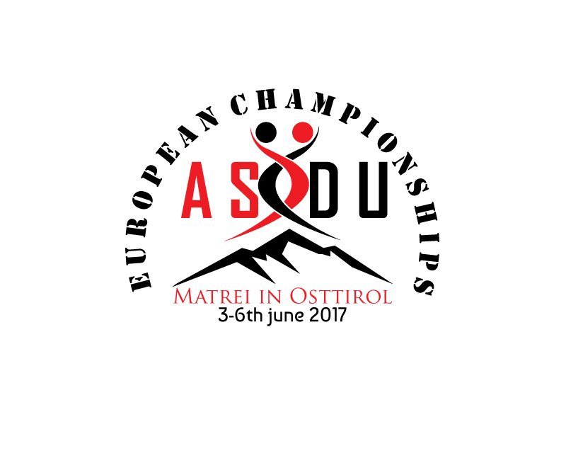 Logo Design for ASDU European Championships 2017 (ASDU European Championships in Musical- and Showdance)