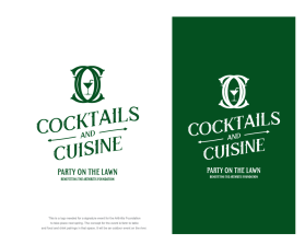 Cocktails and Cuisine  entry by graphic_mj