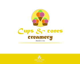 Cups &amp; cones creamery entry by @yusuf
