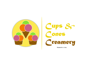 Cups &amp; cones creamery entry by @yusuf