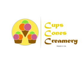 Cups &amp; cones creamery entry by @yusuf