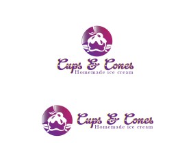 Cups &amp; cones creamery entry by JBsign