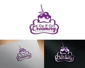 Cups &amp; cones creamery entry by JBsign