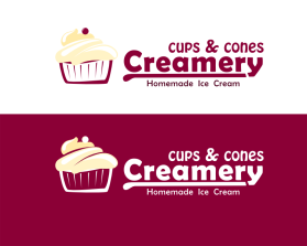 Cups &amp; cones creamery entry by Deepika