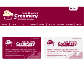 Cups &amp; cones creamery entry by Deepika