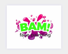 www.bamfacepainting.com entry by glowcanvas
