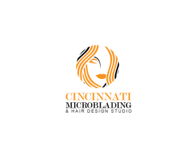 Cincinnati Microblading &amp; hair design studio  entry by luckydesigner