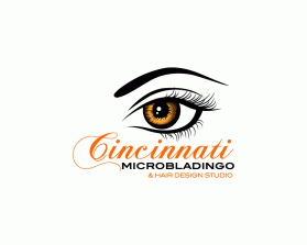 Cincinnati Microblading &amp; hair design studio  entry by dsdezign