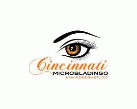 Cincinnati Microblading &amp; hair design studio  entry by dsdezign